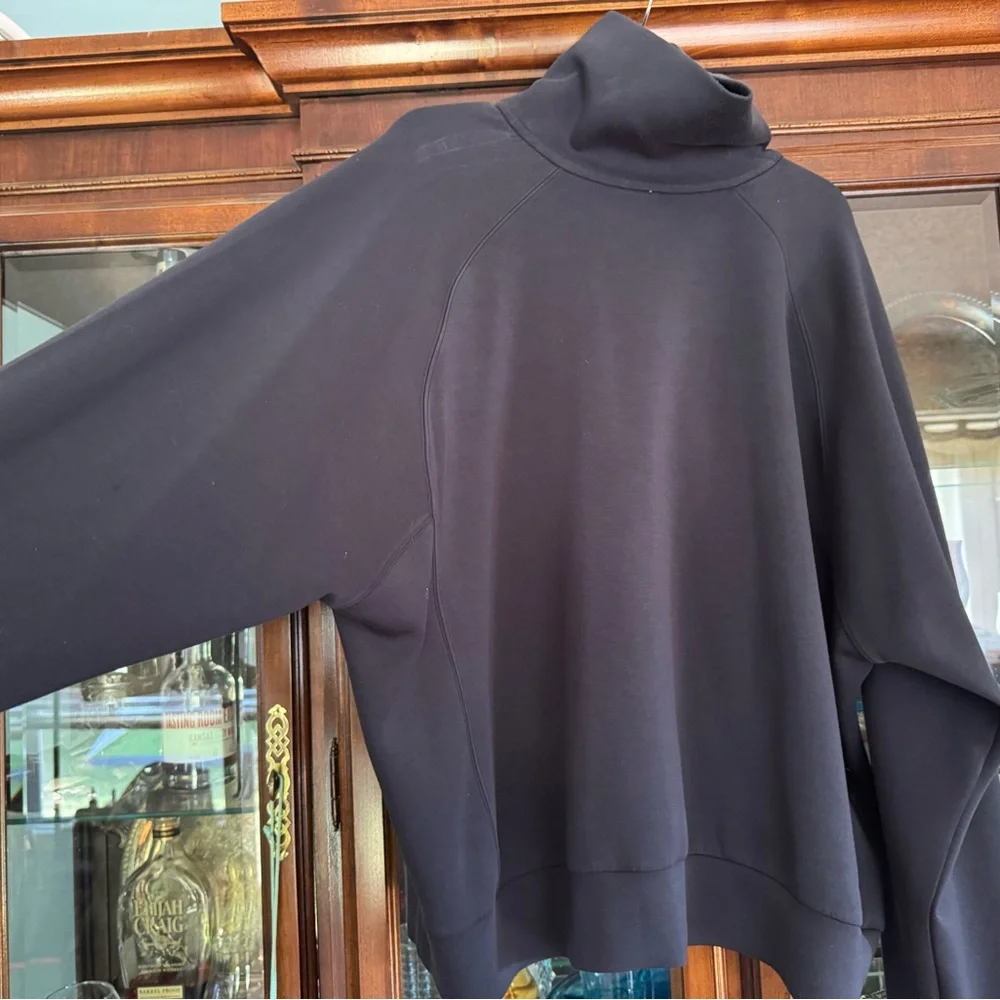 SPANX Airessentials Navy Half-Zip sweatshirt - 3x - Picture 3 of 5